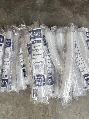 3500 Choice 1 Ounce Clear Serving Cups